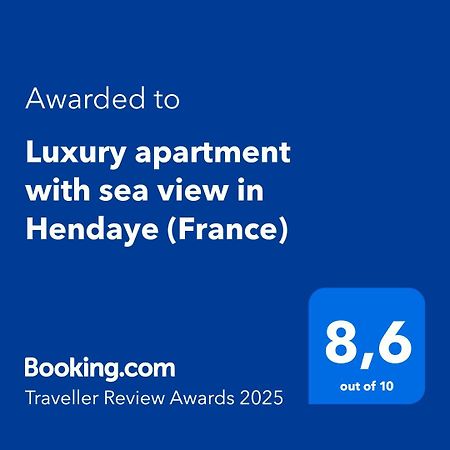 Luxury Apartment With Sea View In Hendaye Exterior foto