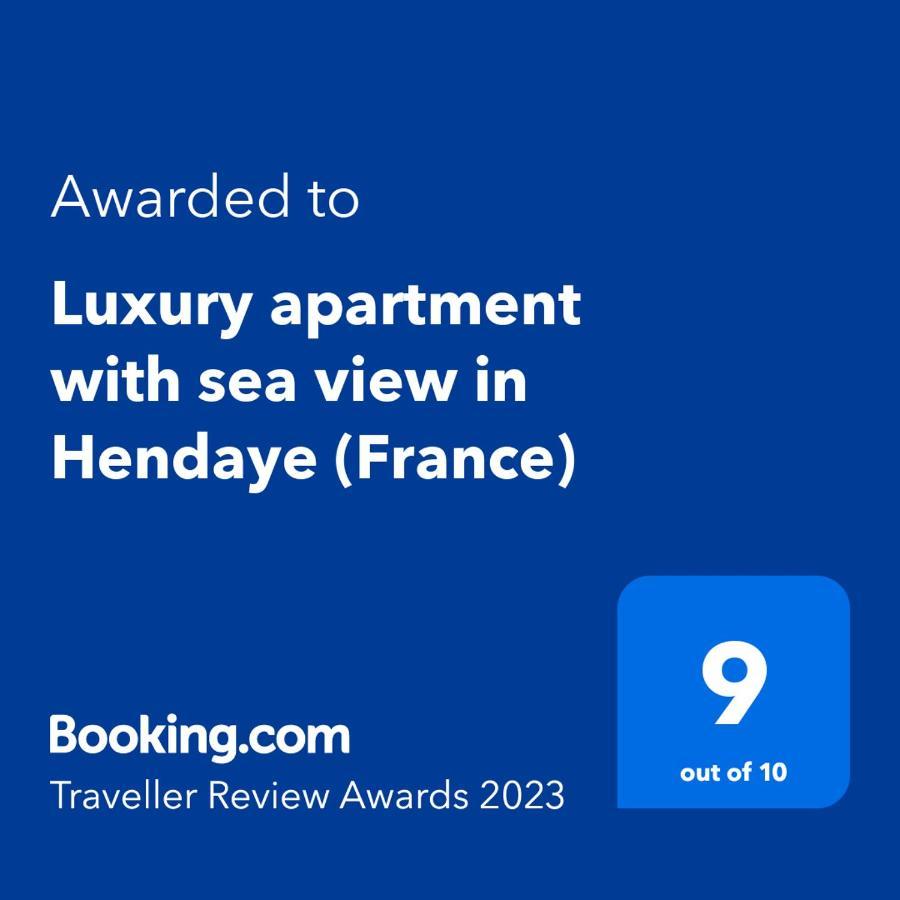 Luxury Apartment With Sea View In Hendaye Exterior foto
