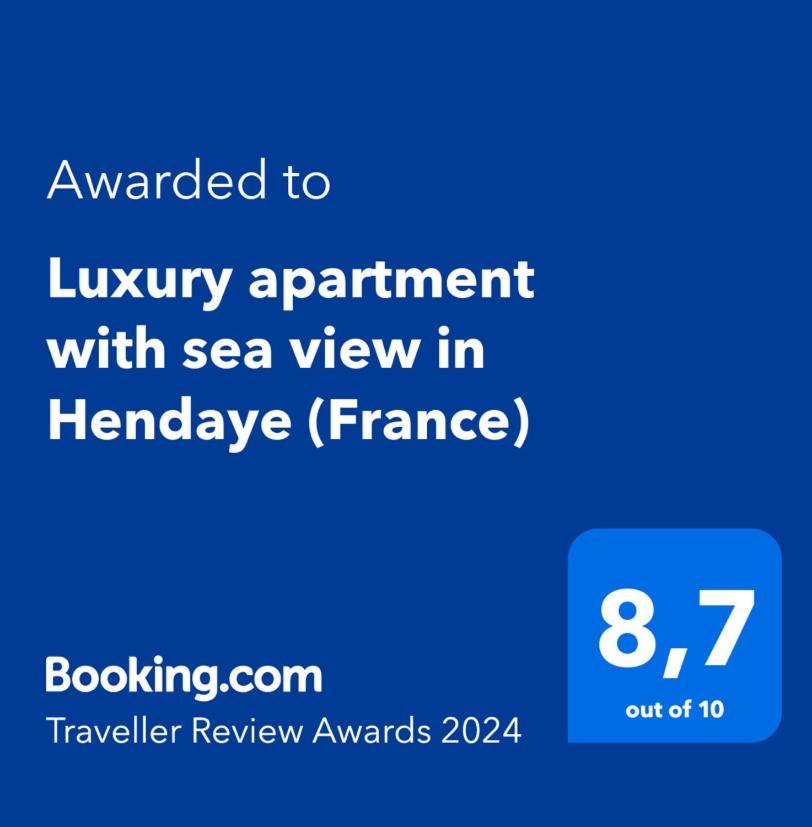 Luxury Apartment With Sea View In Hendaye Exterior foto